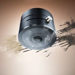 A2 Vakum Özellikli 360 Derece Dönebilen Magnetik Katlanir Ayna -Cam  Telefon Tutucu Siyah