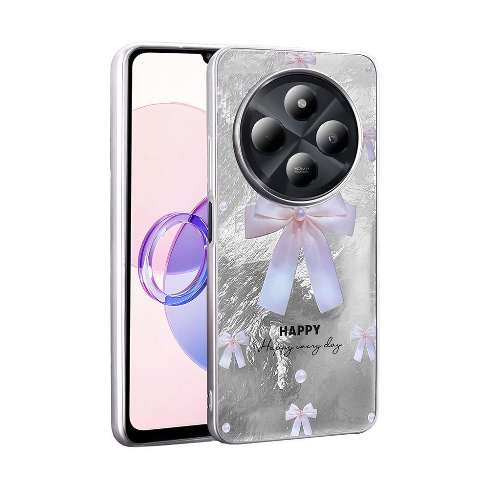 Xiaomi Redmi 14C 4G Kılıf Desenli Mep Kapak İncili Fiyonk