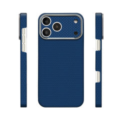 iPhone 18 Pro Uyumlu  400D M-Safe Şarj Özellikli Kılıf Premium Paris Zerre Sert PC Kapak