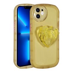iPhone 11 Kılıf Kamera Korumalı Pop Soketli Renkli Ofro Kapak Pembe