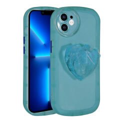 iPhone 11 Kılıf Kamera Korumalı Pop Soketli Renkli Ofro Kapak Beyaz