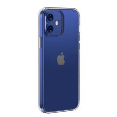iPhone 12 Kılıf Sert Pürüzsüz Şeffaf Droga Kapak