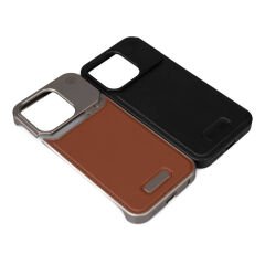 iPhone 15 Pro Max Kılıf Magsafe Şarj Özellikli Mekanizmalı Koku Hazneli Mostar Kapak