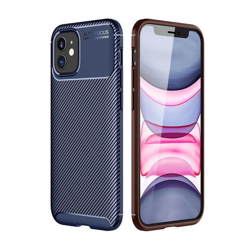 iPhone 12 Mini Kılıf Negro Silikon Kapak Lacivert