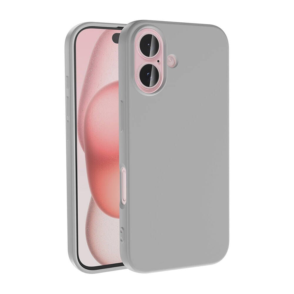 iPhone 16 Plus Kılıf LSR Lansman Kapak Gümüş