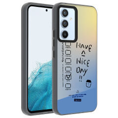 Samsung Galaxy A54 Kılıf Desenli Dragon Sert Kapak Kılıf Kelimeler