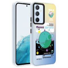 Samsung Galaxy A54 Kılıf Desenli Dragon Sert Kapak Kılıf