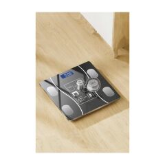 XK-26C Siyah Dijital Baskül Yağ Kas Su Vücut Kitle Indeksi Kilo Ölçer Bluetooth Tartı