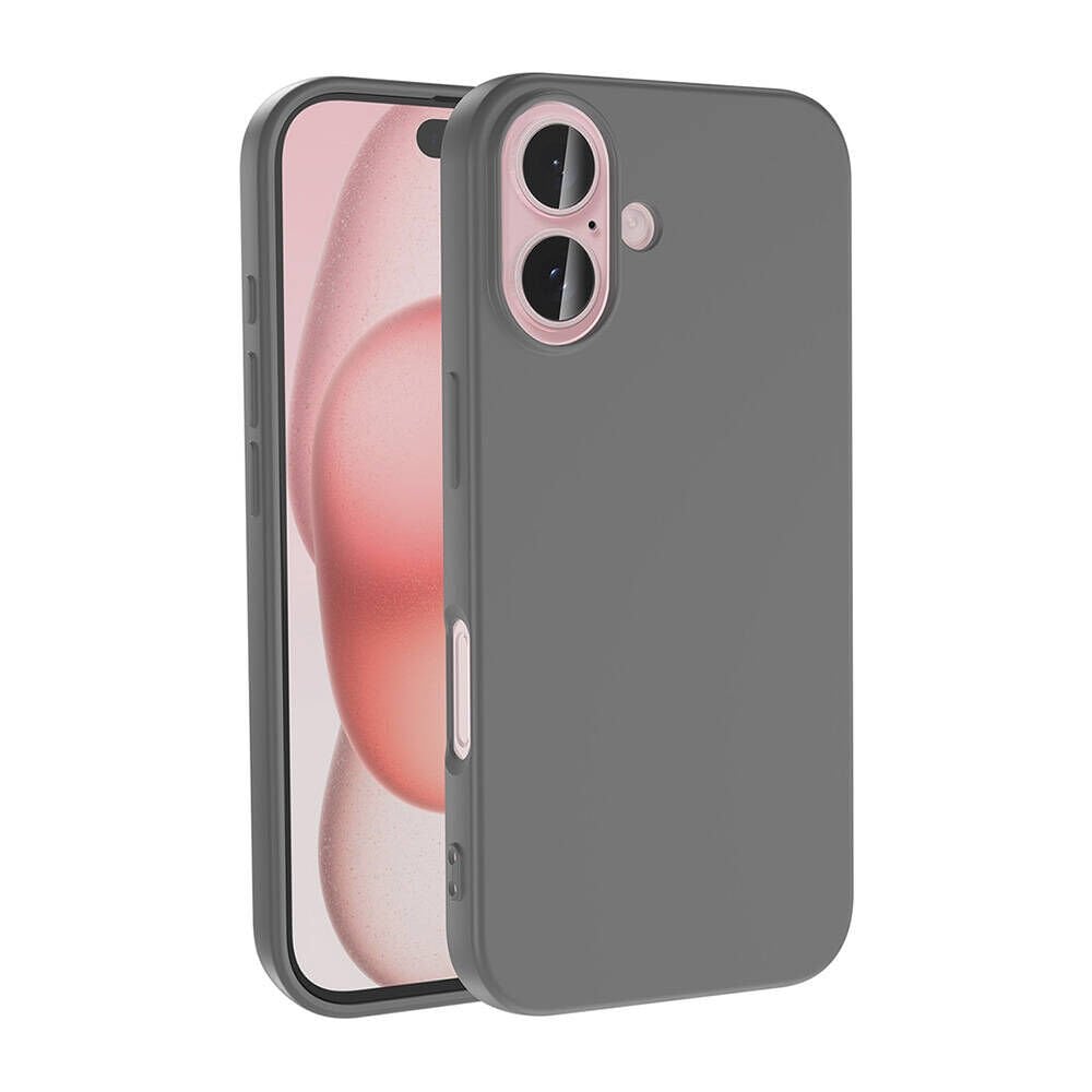 iPhone 16 Plus Kılıf LSR Lansman Kapak Titanyum-Gri