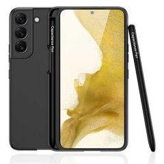 Samsung Galaxy S22 Plus Kılıf Kalemli Kıpta Kapak Mürdüm