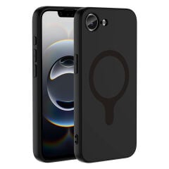 iPhone 17E Kılıf M-Safe Şarj Özellikli Kamera Korumali Premium Soft Aris Silikon Kapak