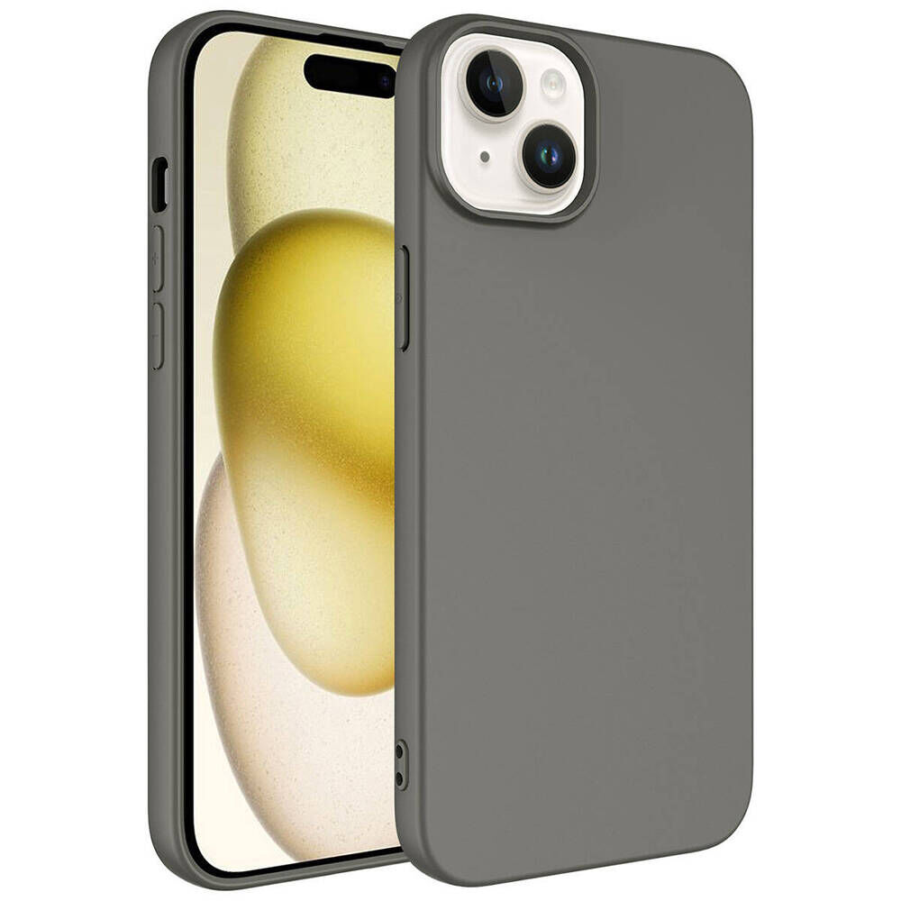 iPhone 15 Plus Kılıf LSR Lansman Kapak Titanyum