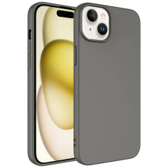 iPhone 15 Plus Kılıf LSR Lansman Kapak Titanyum