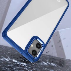 Samsung Galaxy A05 Kılıf Kamera Çıkıntılı Arkası Şeffaf Köşeleri Parlak Renkli Işlemeli Flora Kapak