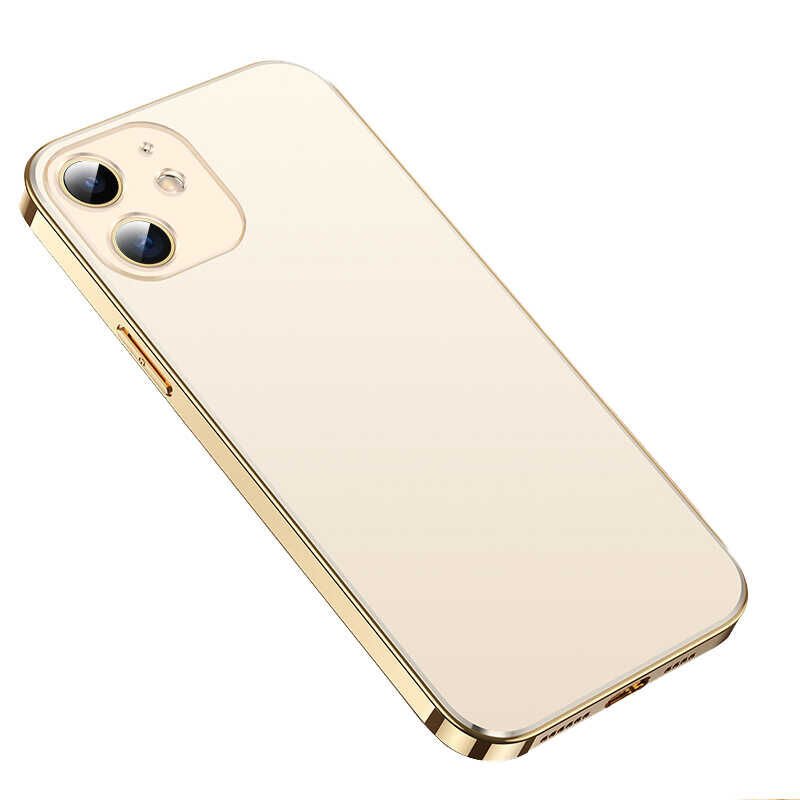 iPhone 12 Kılıf Bobo Kapak Gold