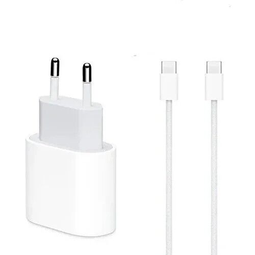 iPhone 15-15 Plus-15 Pro-15 Pro Max Serilerle Uyumlu 20W Hızlı Şarj Aleti Adaptör Kablo 15 Serisi