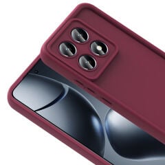Xiaomi 14T Pro Kılıf Kamera Korumalı Ananas Kapak Pembe