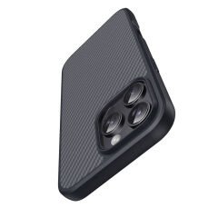 iPhone 16 Pro Kılıf Magsafe Şarj Özellikli Karbon Fiber Tasarımlı Elnino Kapak