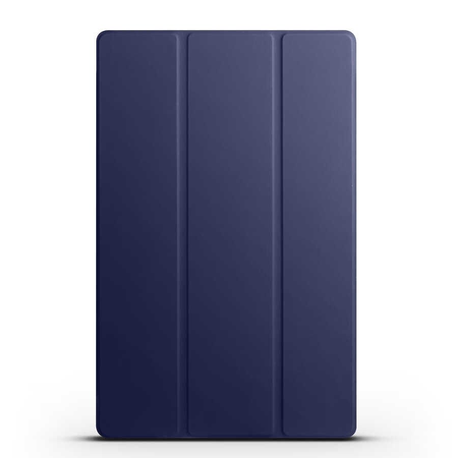 Samsung Galaxy Tab S9 Plus Smart Cover Standlı 1-1 Kılıf Lacivert