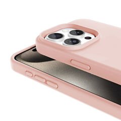 iPhone 15 Pro Max Kılıf Magsafe Şarj Özellikli Sıvı Teknolojili Silinebilir Sert Lansman Kivi Kapak