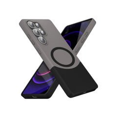 Samsung Galaxy S24 Ultra Kablosuz Şarj Destekli Kılıf Mıknatıslı Duble Kapak