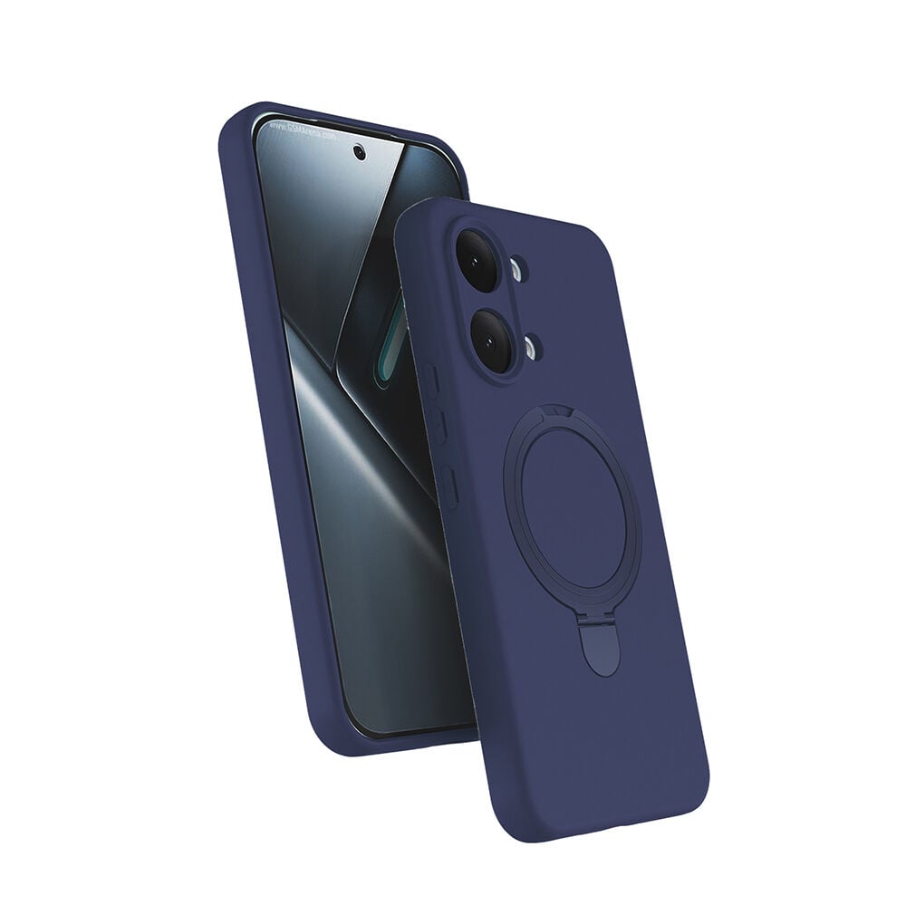 Xiaomi Poco X8 Pro Max Uyumlu Magsafe Şarj Özellikli Standlı Halka Yüzüklü Samara Kılıf Kapak