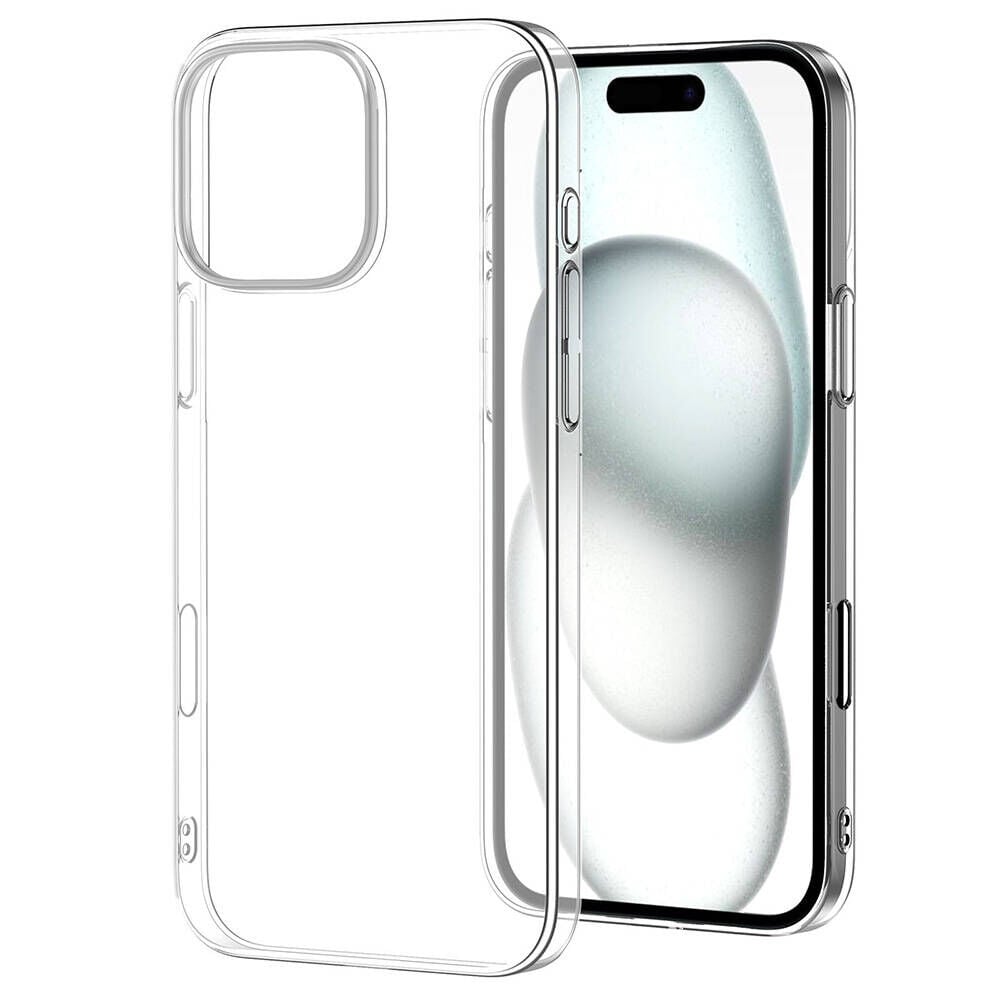 iPhone 16 Pro Kılıf Sert Pürüzsüz Şeffaf Droga Kapak