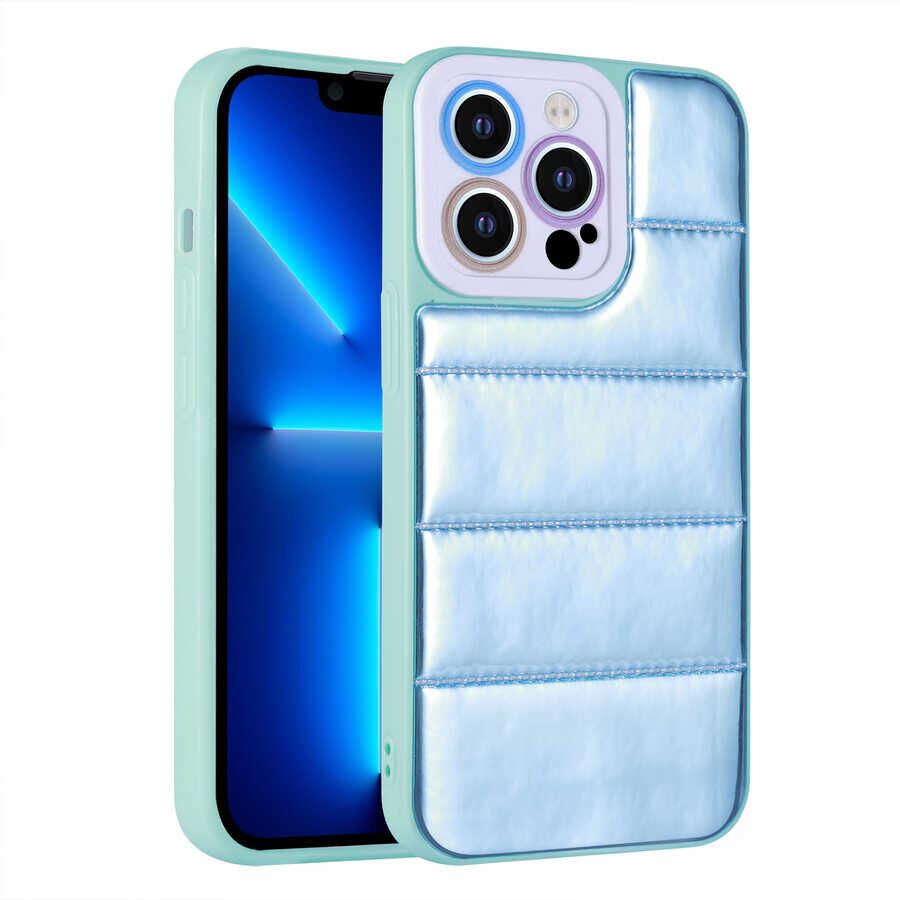 iPhone 12 Pro Max Kılıf Kamera Korumalı Airbagli Renkli Seksek Kapak