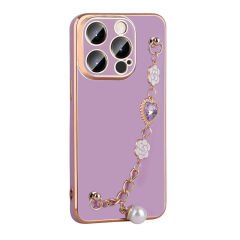 iPhone 15 Pro Kılıf El Tutamaçlı Kamera Korumalı Taka Silikon Kapak