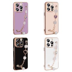 iPhone 15 Pro Kılıf El Tutamaçlı Kamera Korumalı Taka Silikon Kapak