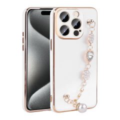 iPhone 15 Pro Kılıf El Tutamaçlı Kamera Korumalı Taka Silikon Kapak