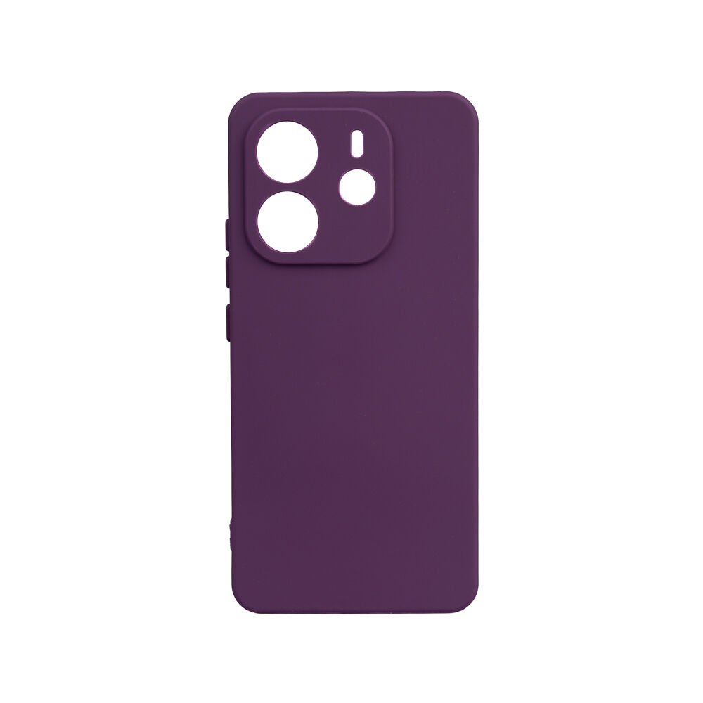 Xiaomi Redmi Note 14 4G Kılıf Biye Silikon Mor