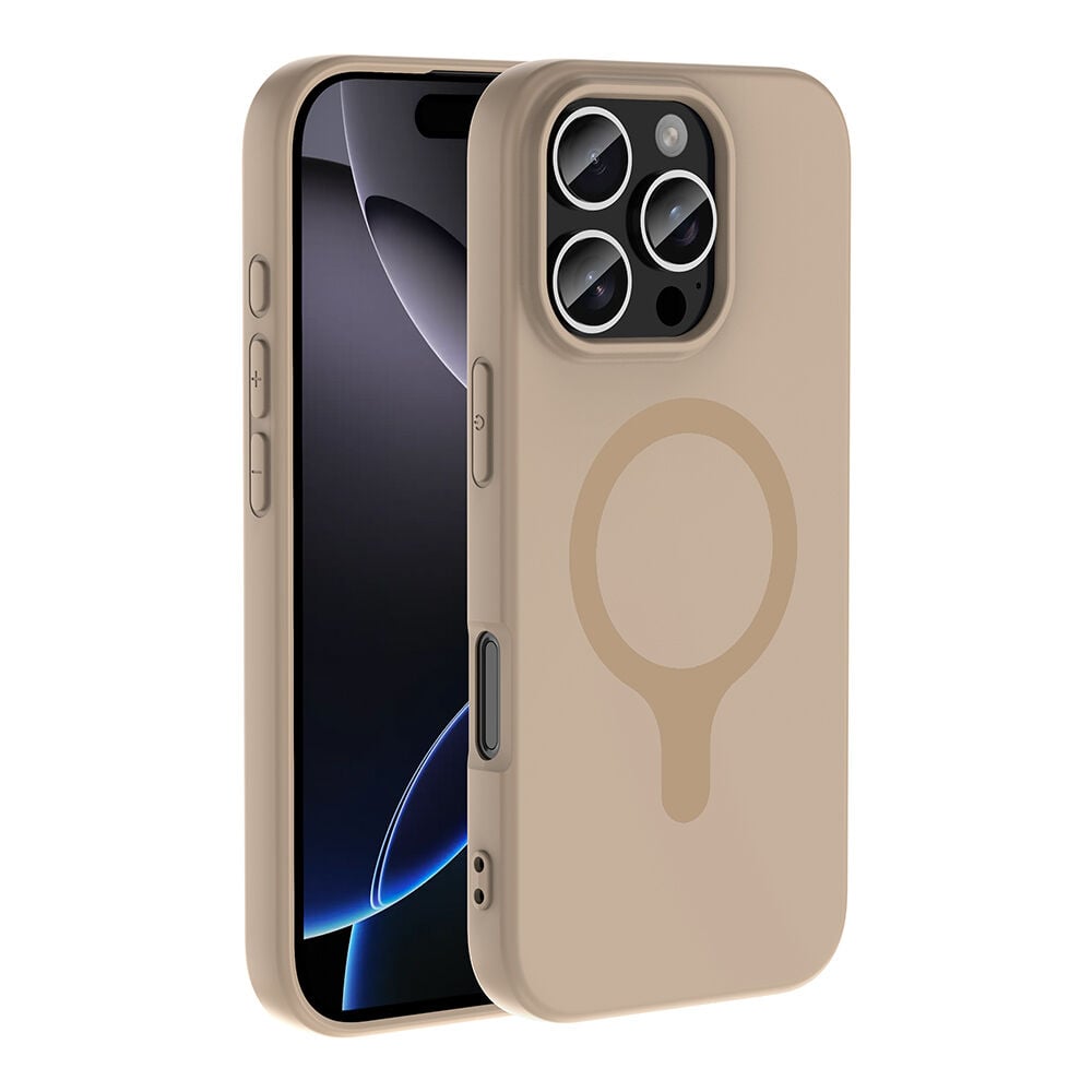 iPhone 16 Pro Max Kılıf M-Safe Şarj Özellikli Kamera Korumali Premium Soft Aris Silikon Kapak