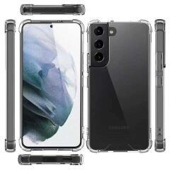 Samsung Galaxy S22 Plus Kılıf Nitro Anti Shock Darbe Emici Köşe Korumalı Şeffaf Silikon Kapak Renksiz