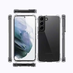 Samsung Galaxy S22 Plus Kılıf Nitro Anti Shock Darbe Emici Köşe Korumalı Şeffaf Silikon Kapak