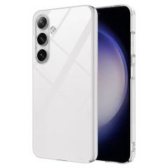 Samsung Galaxy S24 Kılıf Sert Pürüzsüz Şeffaf Droga Kapak