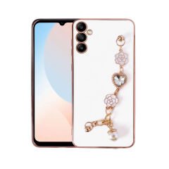 Samsung Galaxy A54 El Tutamaçlı Kamera Korumalı Taka Silikon Kapak Kılıf Siyah
