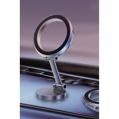 İphone 11-12-13-14-15-16-17 Plus-17 Pro Max Uyumlu Magsafe Manyetik Mıknatıslı Araç Içi Telefon Tutucu