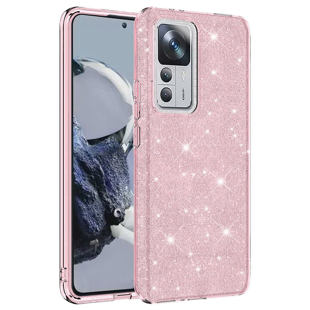 Xiaomi Mi 12T Kılıf Shining Silikon kılıf Pembe