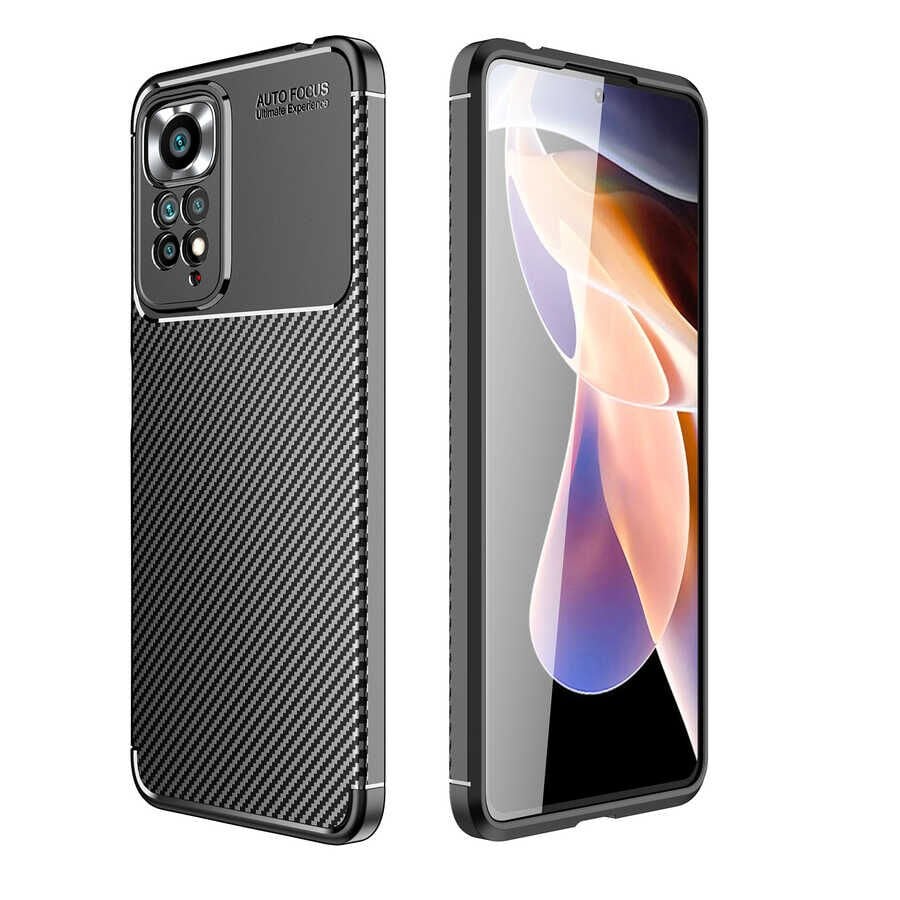 Xiaomi Redmi Note 12 Pro 4G  Negro Silikon Kapak kılıf Siyah