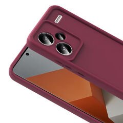 Xiaomi Redmi Note 13 Pro Plus Kılıf Kamera Korumalı Ananas Kapak Koyu Yeşil