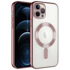 iPhone 13 Pro Kılıf Kamera Korumalı Kablosuz Wireless Şarj Özellikli Demre Kapak