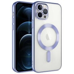 iPhone 13 Pro Kılıf Kamera Korumalı Kablosuz Wireless Şarj Özellikli Demre Kapak