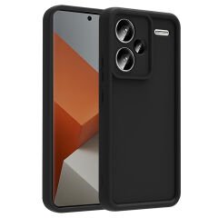 Xiaomi Redmi Note 13 Pro Plus Kılıf Kamera Korumalı Ananas Kapak Siyah