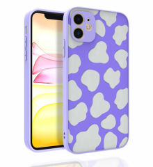 iPhone 11 Kılıf Desenli Kamera Korumalı Parlak  Nora Kapak