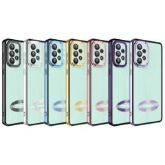 Samsung Galaxy A73 Kamera Korumalı Logo Gösteren Omega Kapak kılıf