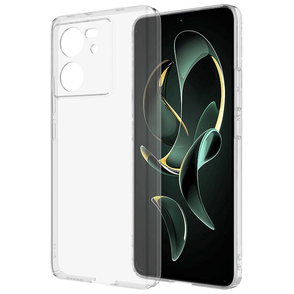 Xiaomi Mi 13T Pro Kılıf Nano Oleofobik Özellikli Sert Arka Yüzey Droga Kapak Renksiz