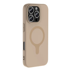 iPhone 16 Pro Kılıf M-Safe Şarj Özellikli Kamera Korumali Premium Soft Aris Silikon Kapak