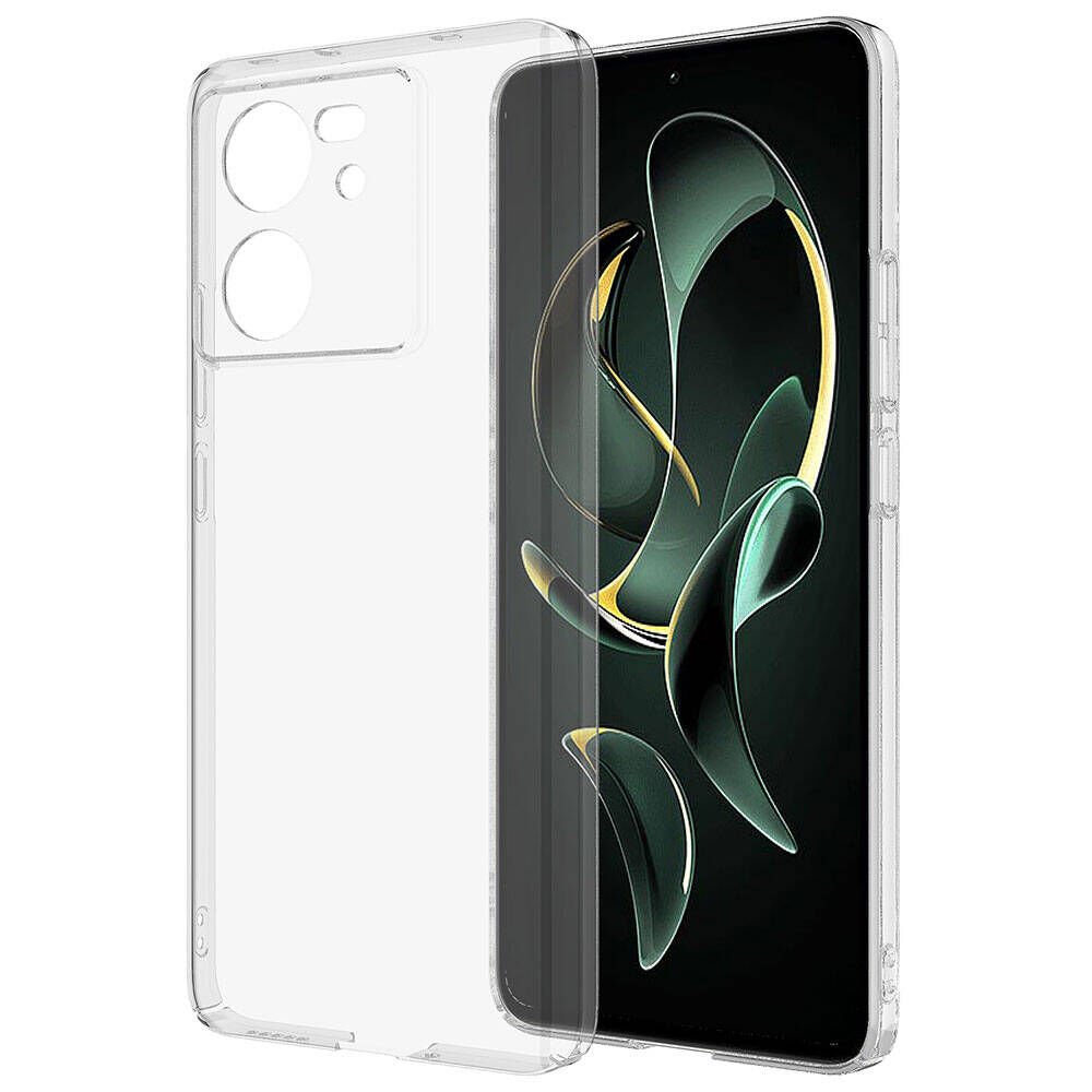 Xiaomi Mi 13T Kılıf Nano Oleofobik Özellikli Sert Arka Yüzey Droga Kapak Renksiz