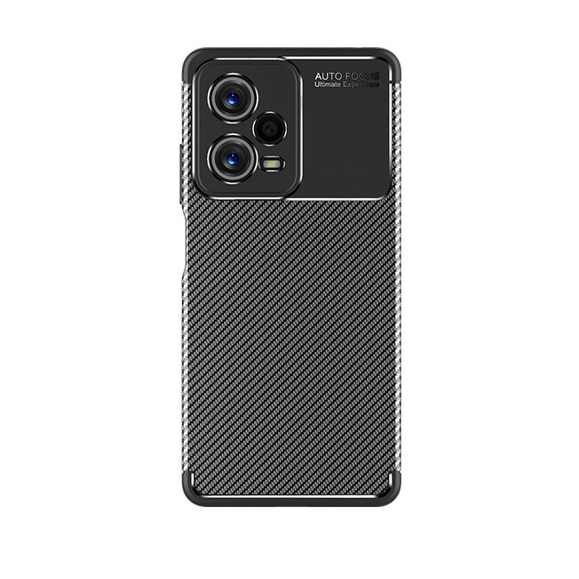 Xiaomi Redmi Note 12 5G Negro Silikon Kapak kılıf Siyah